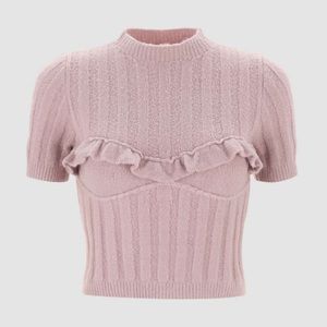 Cider brand cropped sweater top!
